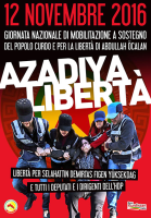 Giornata nazionale di mobilitazione a sostegno del popolo curdo e per la libertà di Abdullah Öcalan Giornata nazionale di mobilitazione a sostegno del popolo curdo e per la libertà di Abdullah Öcalan