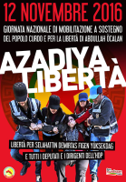 Giornata nazionale di mobilitazione a sostegno del popolo curdo e per la libertà di Abdullah Öcalan