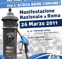 Pullman da Reggio Calabria per l'Acqua Bene Comune e contro il Nucleare!