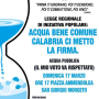 Domencia 17 marzo si parla di Acqua Pubblica a San Giorgio Morgeto
